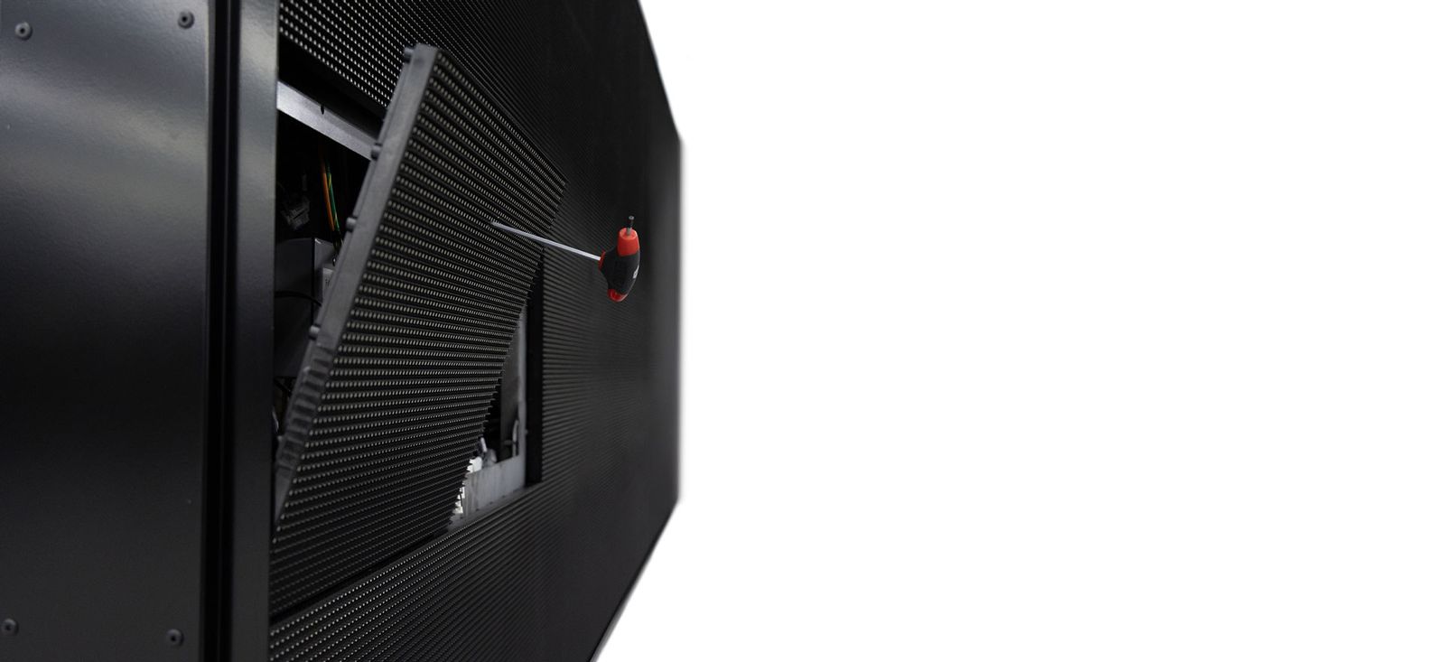 Galaxy G7 LED module detail for outdoor message displays